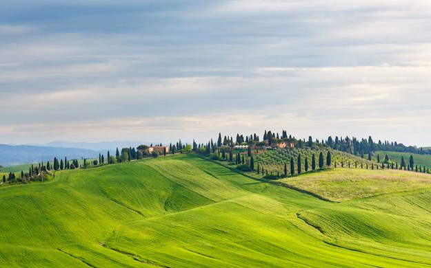Landskab i Toscana