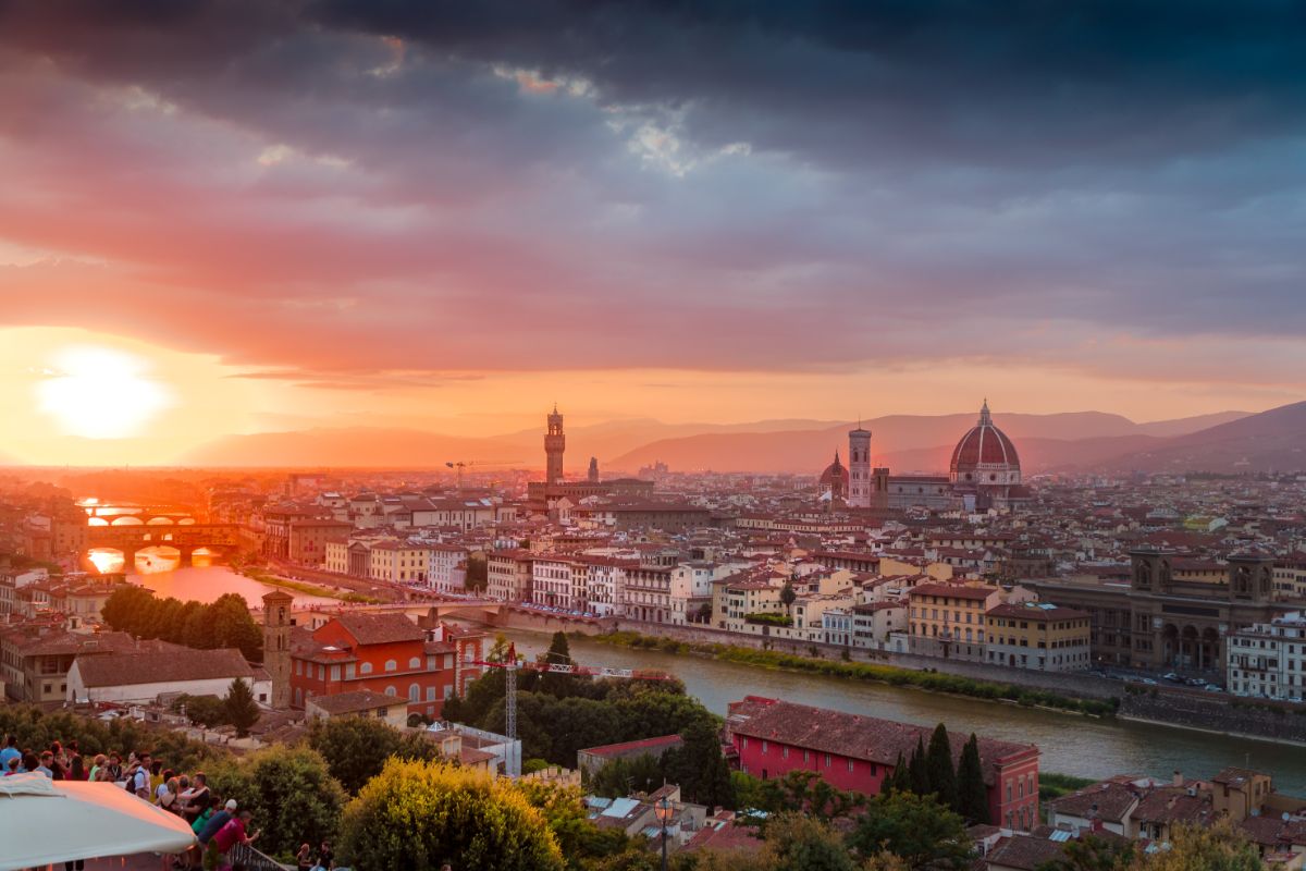 Firenze i Toscana i Italien