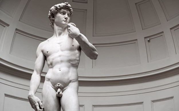 Michelangelos skulptur af David