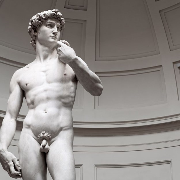 Michelangelos skulptur af David