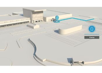 Tram i lufthavnen i Firenze