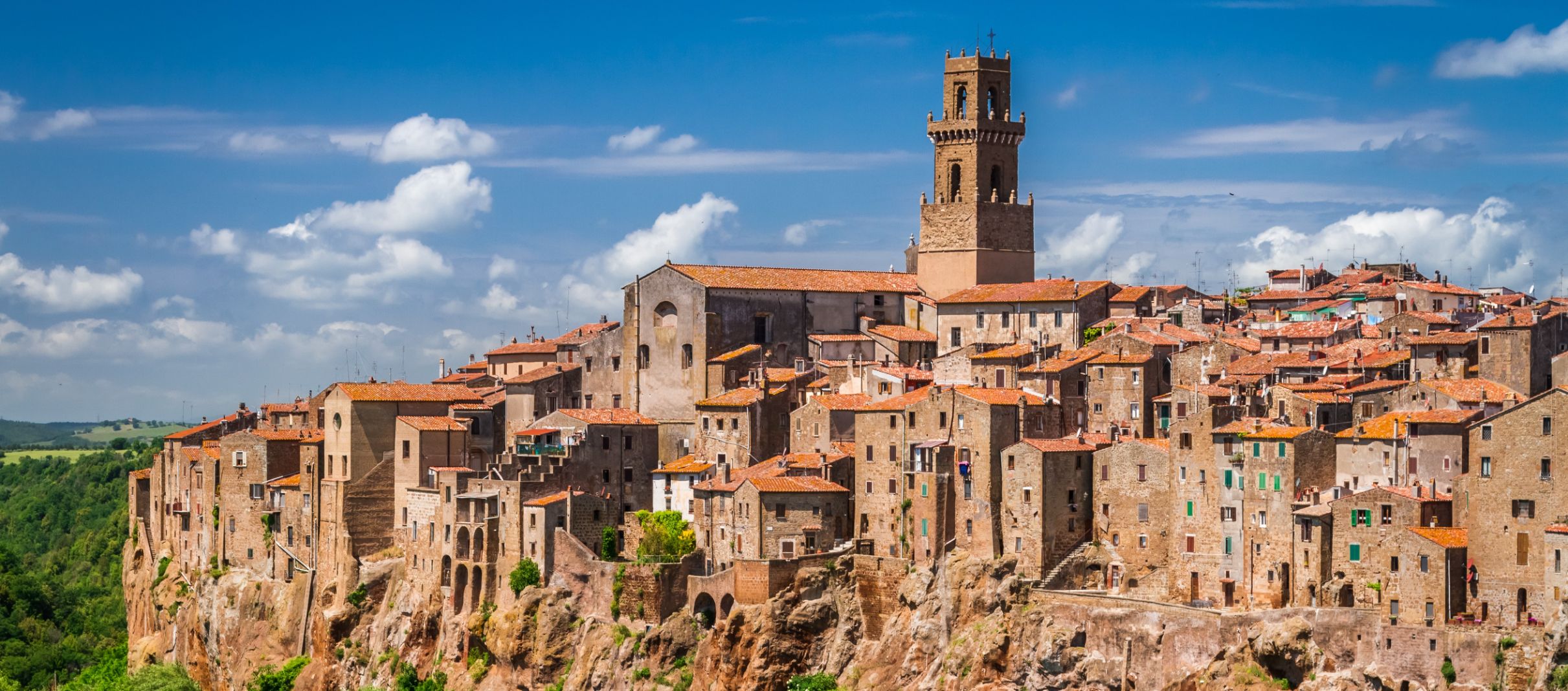 Pitigliano i Toscana I Italien