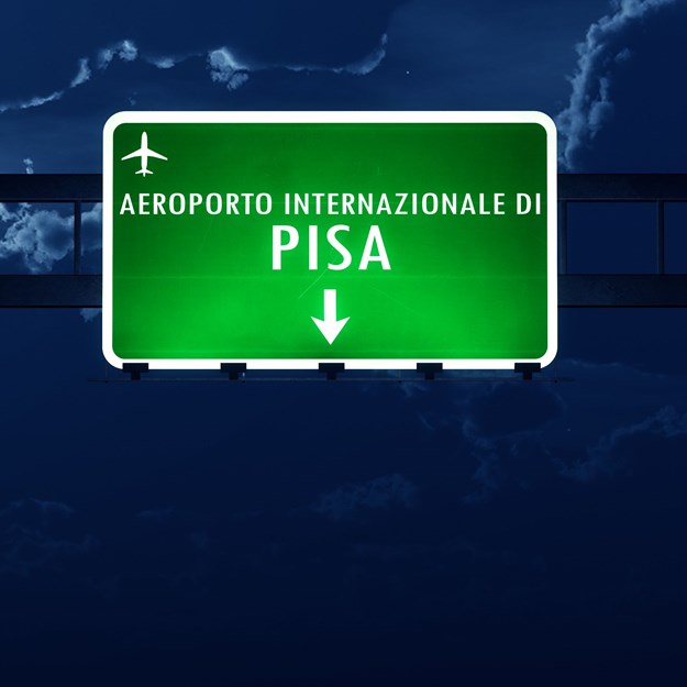 lufthavnen i Pisa
