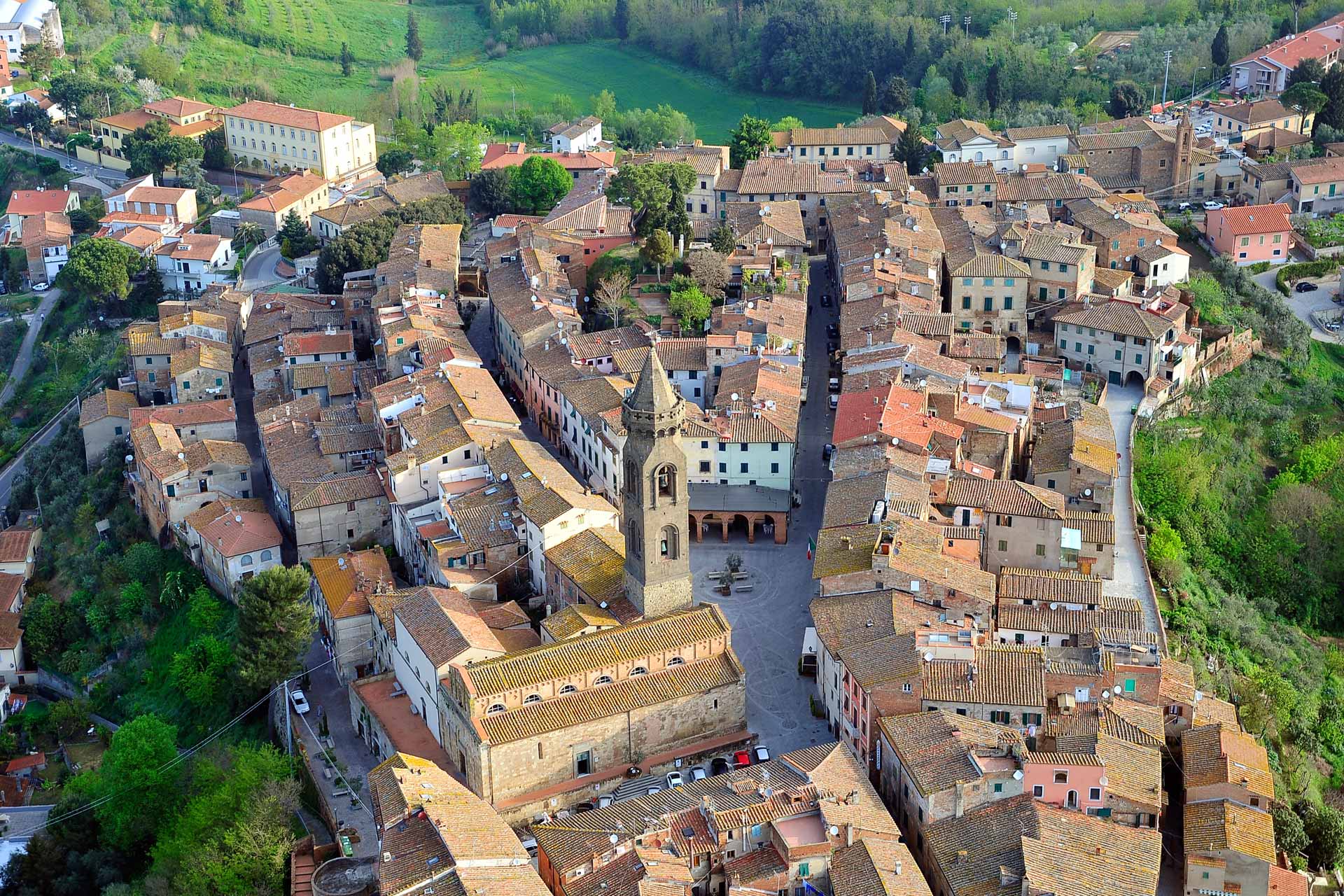 Peciolli i Pisa i Toscana i Italien
