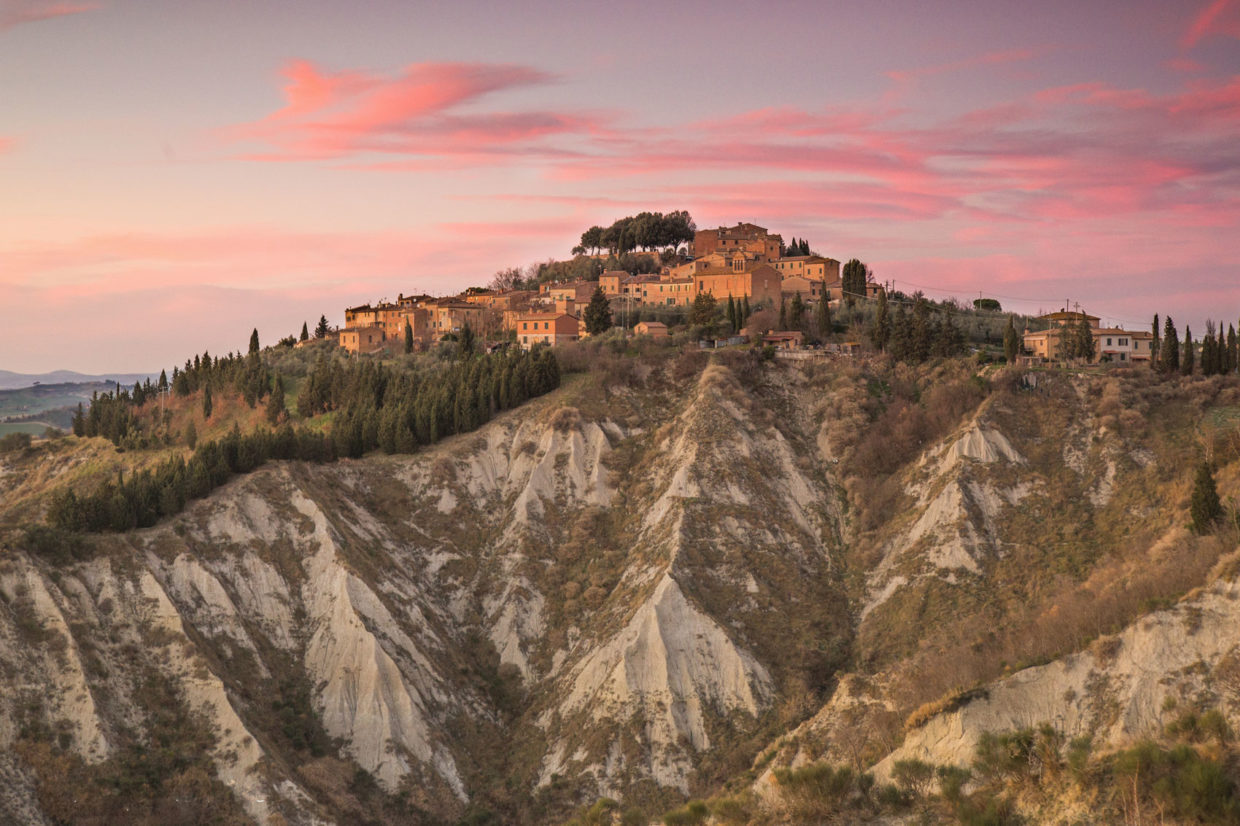 Crete-senesi; Toscana, Italien; ferie, rejs; toscana-vacanze.dk