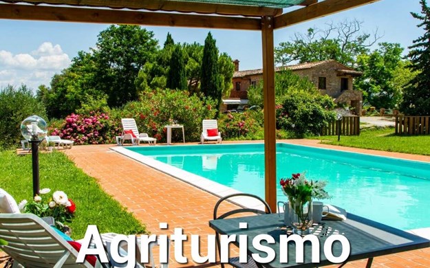 Agriturismo og feriehus; sommerhus; feriebolig; pool; Toscana; Italien; ferie; rejse; Toscana-vacanze