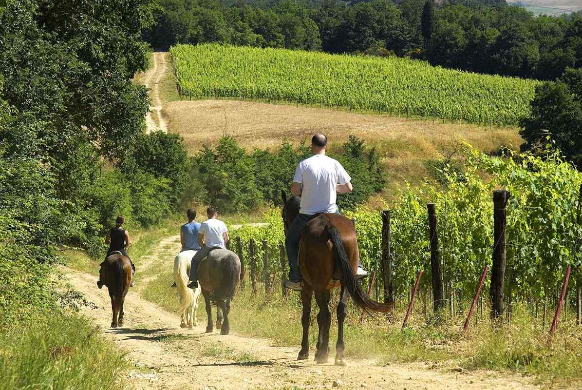 Ridning, aktiv ferie, Toscana, Italien, toscana-vacanze