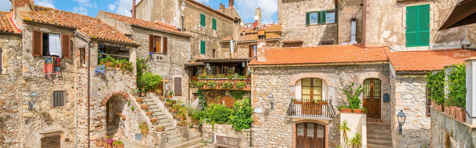 Capalbio, landsby i Maremma i Toscana i Italien