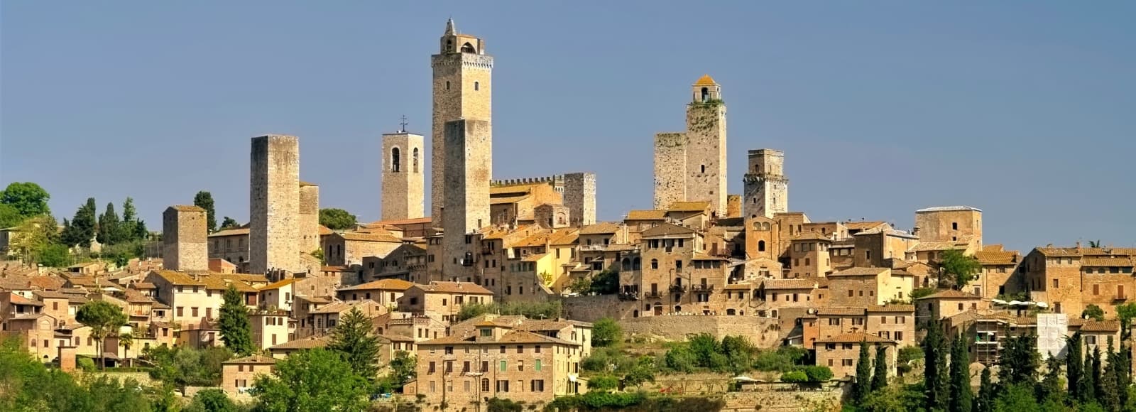 San Gimignano i Toscana i Italien