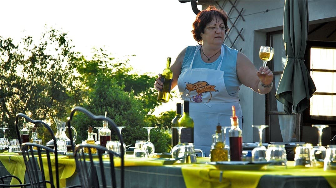 feriebolig med egen restaurant