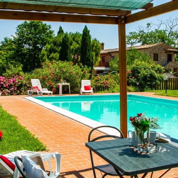agriturismo, Toscana, Italien, ferie