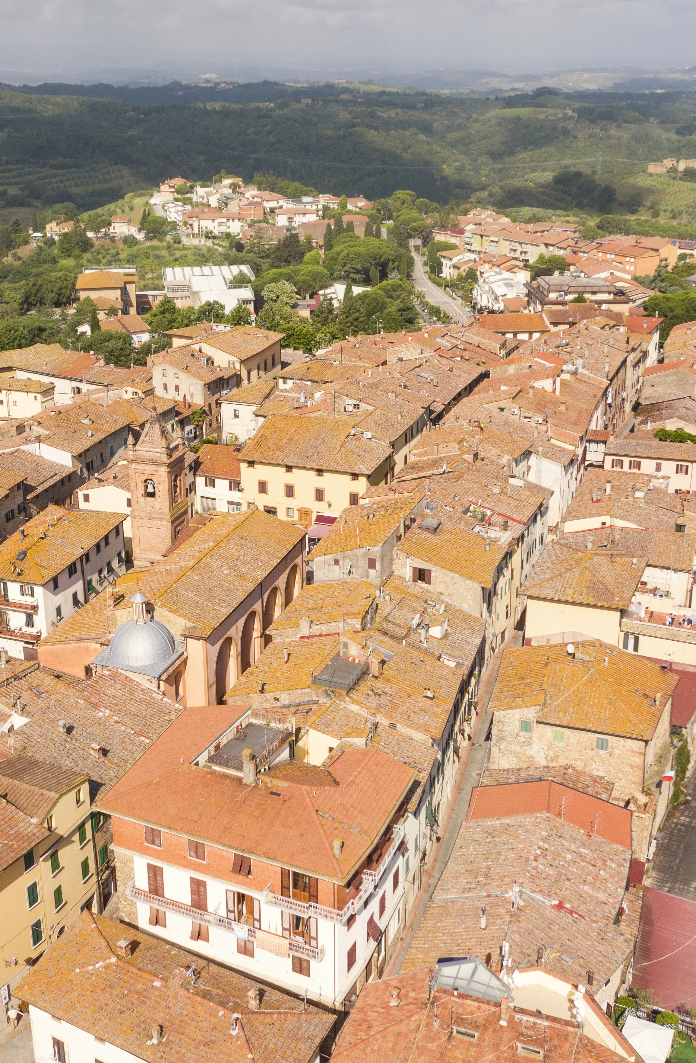 Montaione i Toscana i Italien