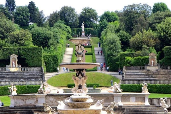 Boboli haven i Firenze