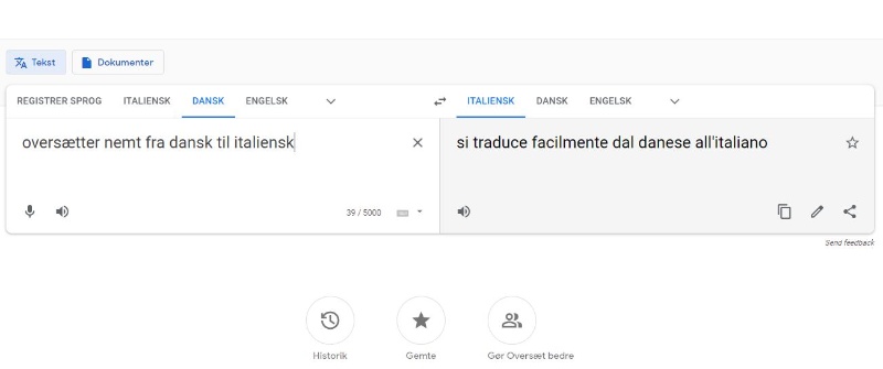 GOOGLE OVERSÆT TIL PC