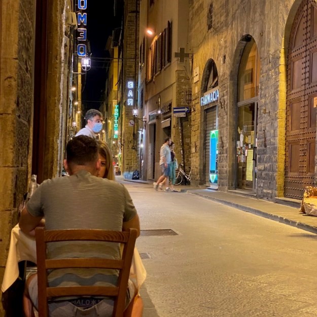 Firenze om aftenen