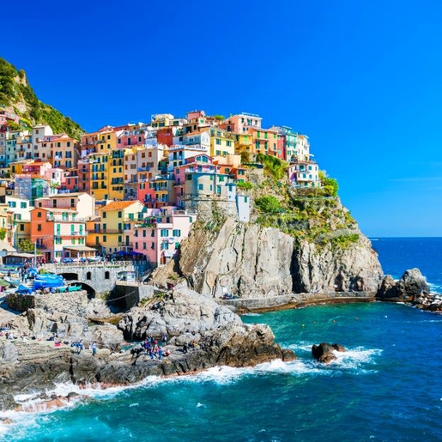 Manorla i Cinque Terre i Italien