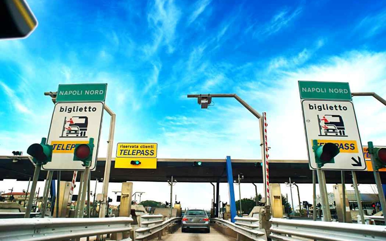 toll station i Italien