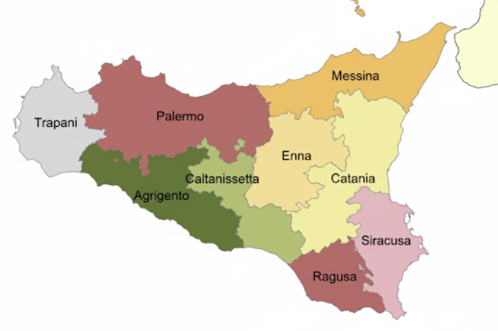 Sicilien provinser
