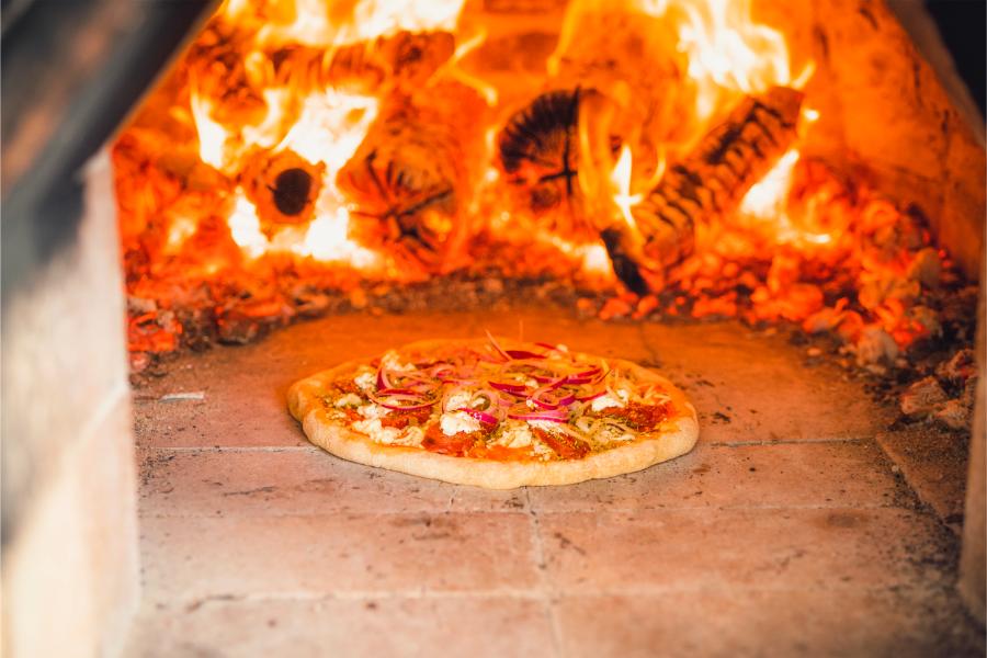 Pizza fra Italien